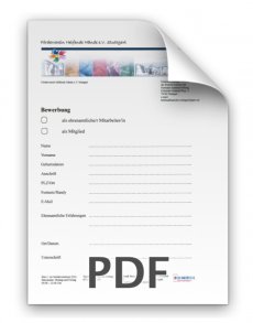 Bewerbung als Mitglied oder ehrenamtlicher Mitarbeiter downloaden